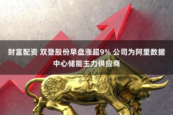 财富配资 双登股份早盘涨超9% 公司为阿里数据中心储能主力供应商