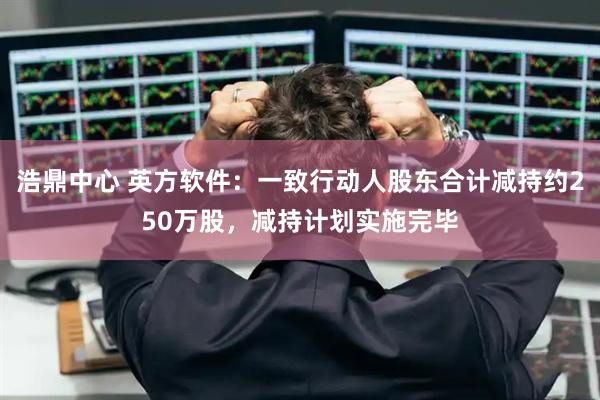 浩鼎中心 英方软件：一致行动人股东合计减持约250万股，减持计划实施完毕