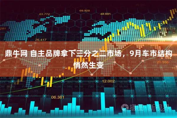 鼎牛网 自主品牌拿下三分之二市场，9月车市结构悄然生变